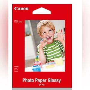 Canon Photo Paper Glossy

White
4x6
Selling bundle of 5 packages